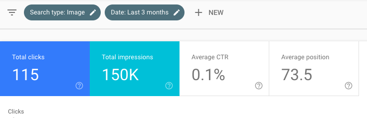 google search console web image results 